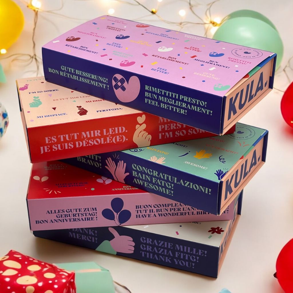 KULA Brownie Geschenkboxen für spezielle Anlässe
