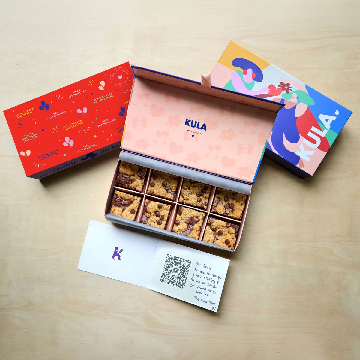 "Geburtstag" Brookie Brownie 8 Box - KULA
