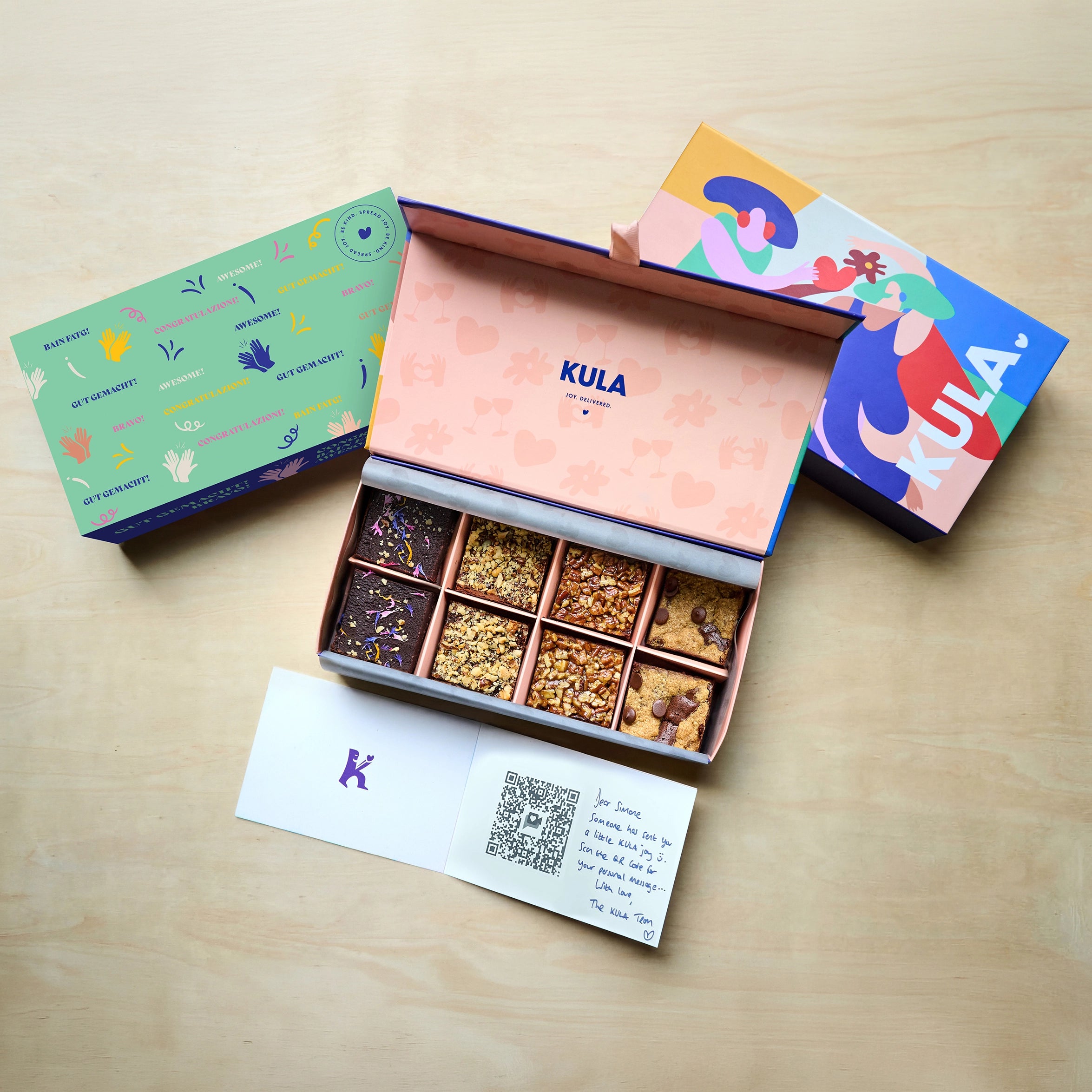 "Herzlichen Glückwunsch!" Brownie Box