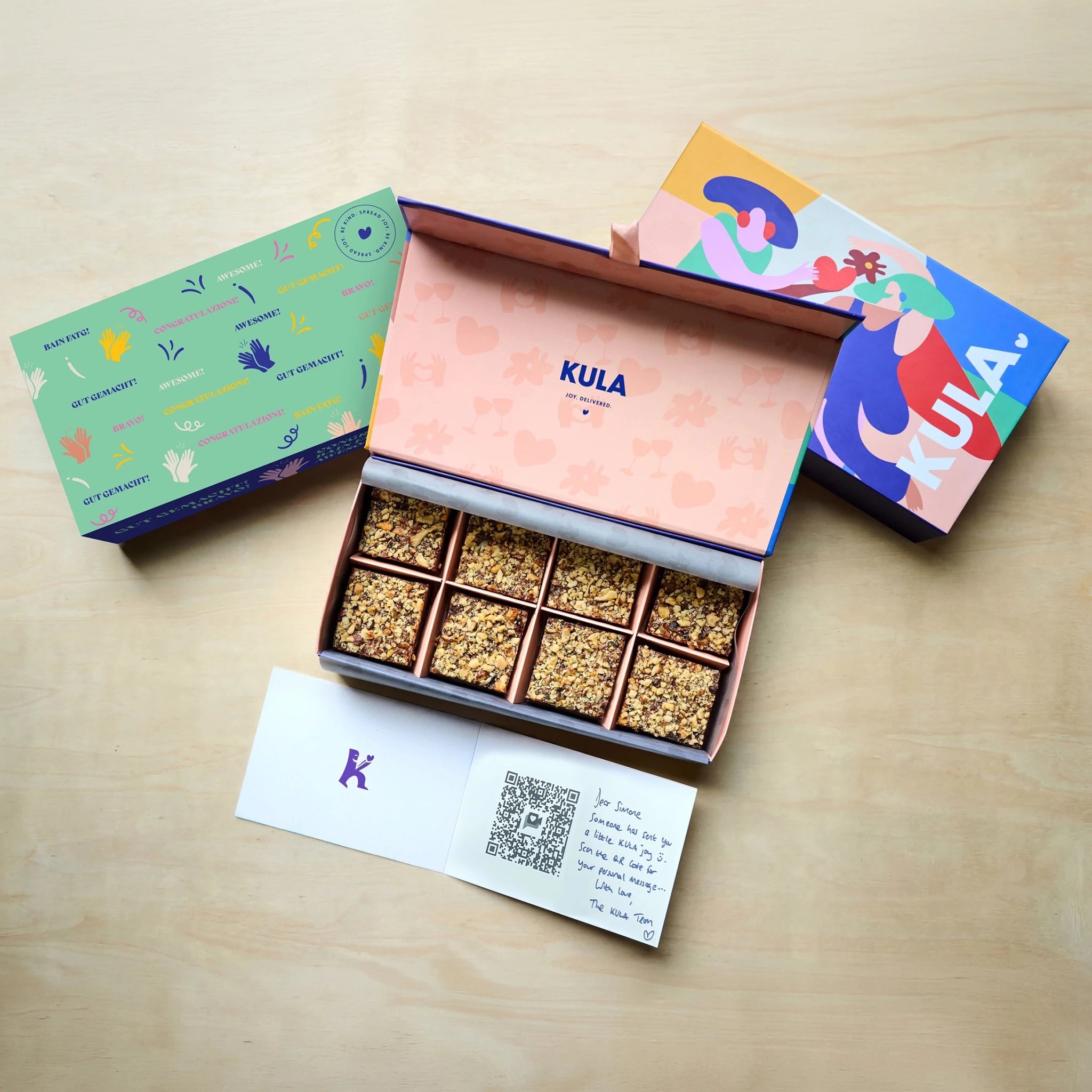 "Geburtstag" Salted Karamell Brownies Box - KULA