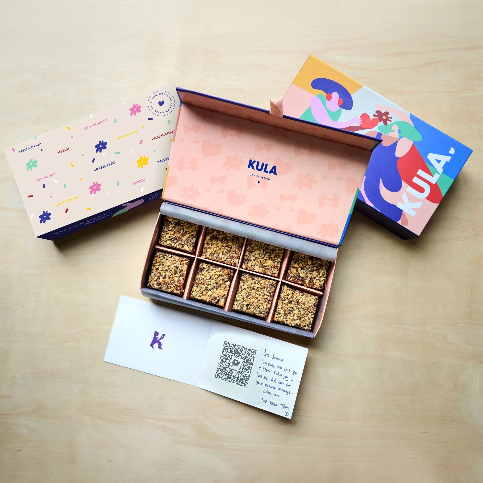 "Geburtstag" Salted Karamell Brownies Box - KULA