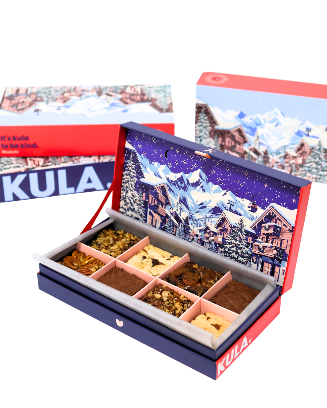 KULA Winterbox – 8 Brownies & ein bisschen Zauber | Limited Edition - KULA