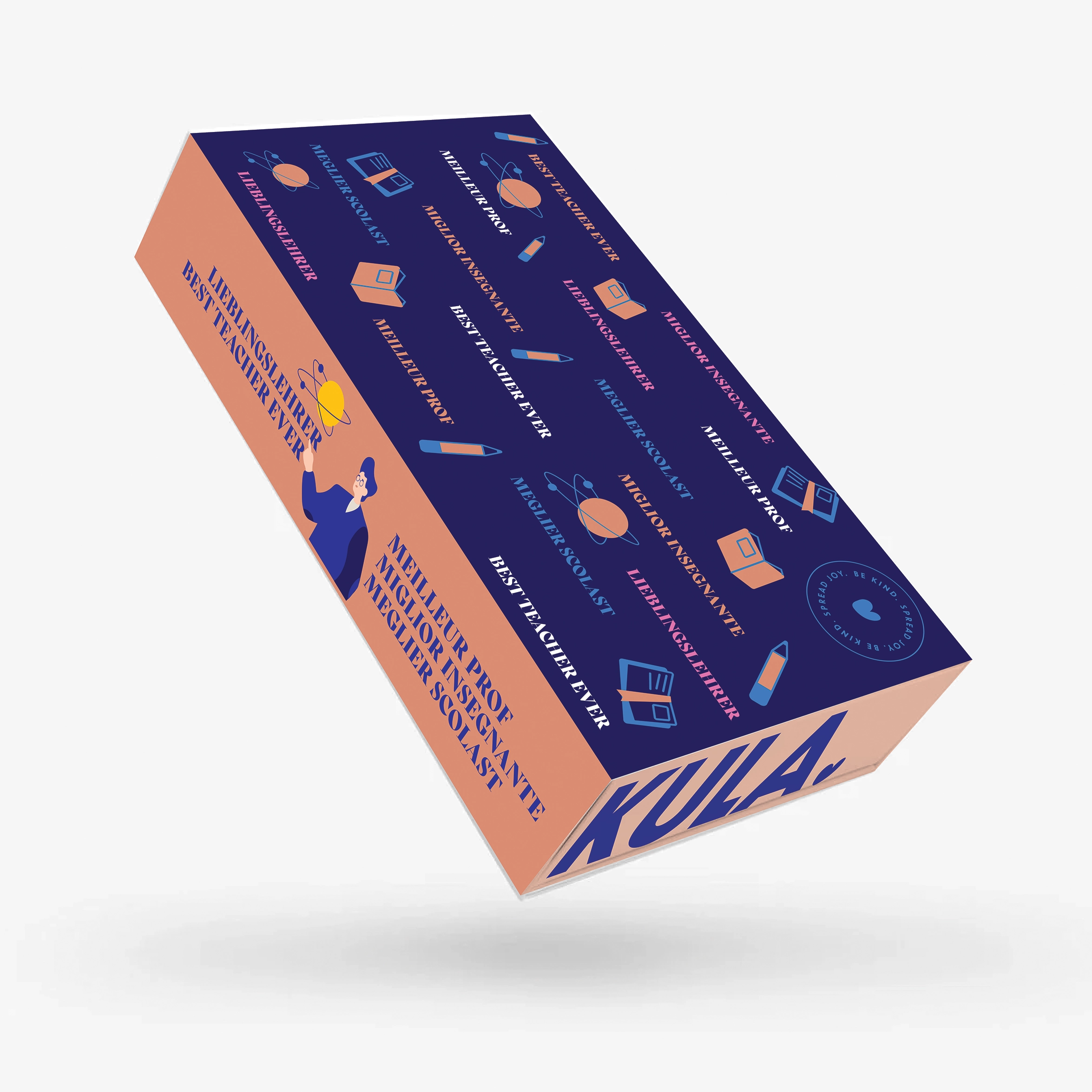 Coffret brownies aux noix « Merci »