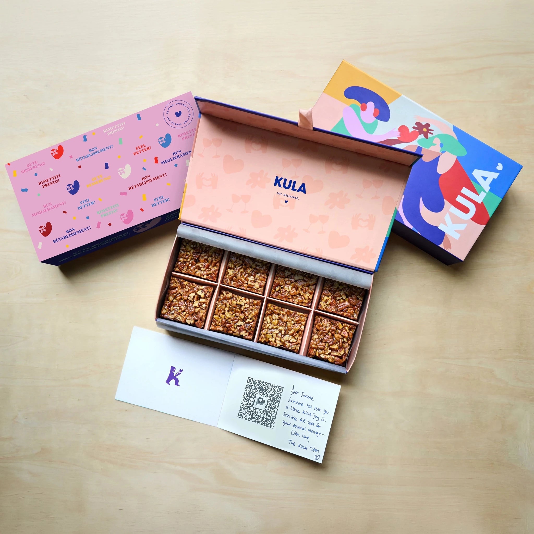 "Geburtstag" Salted Karamell Brownies Box - KULA
