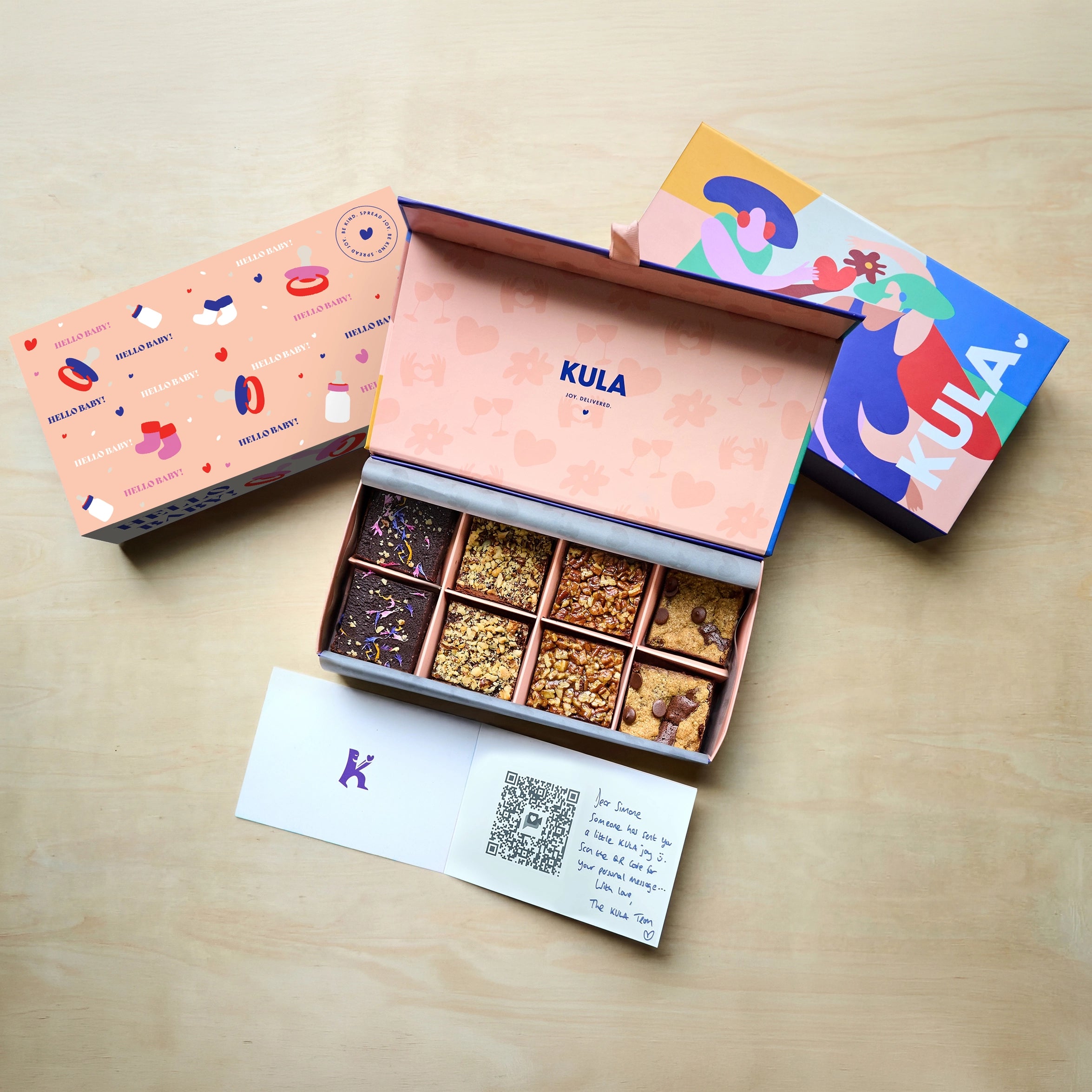 "New Baby" 8 Brownie Box