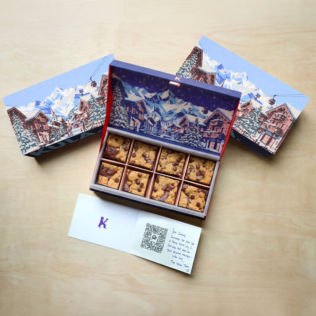 KULA Winterbox – 8 Brownies & ein bisschen Zauber | Limited Edition