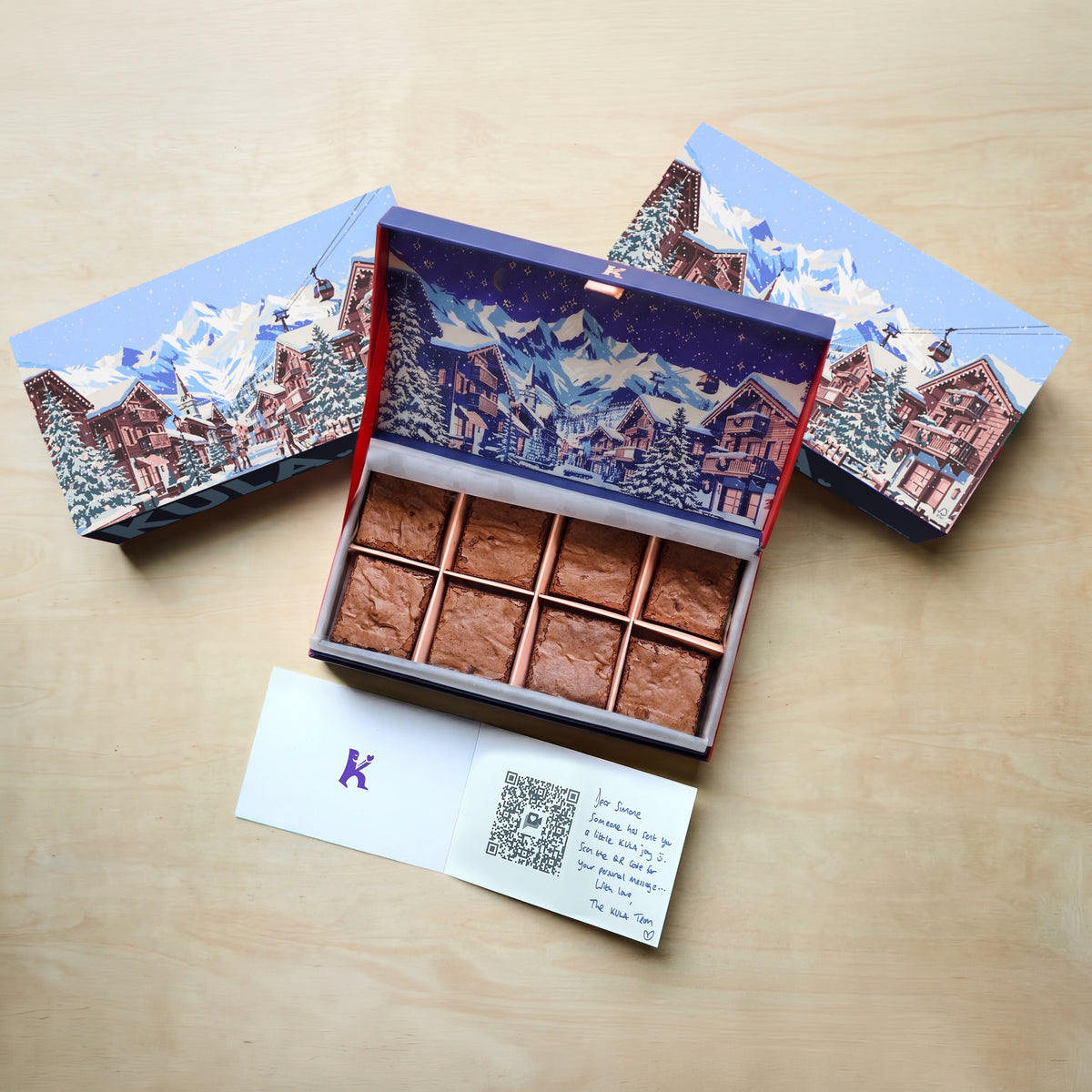 KULA Winterbox – 8 Brownies & ein bisschen Zauber | Limited Edition