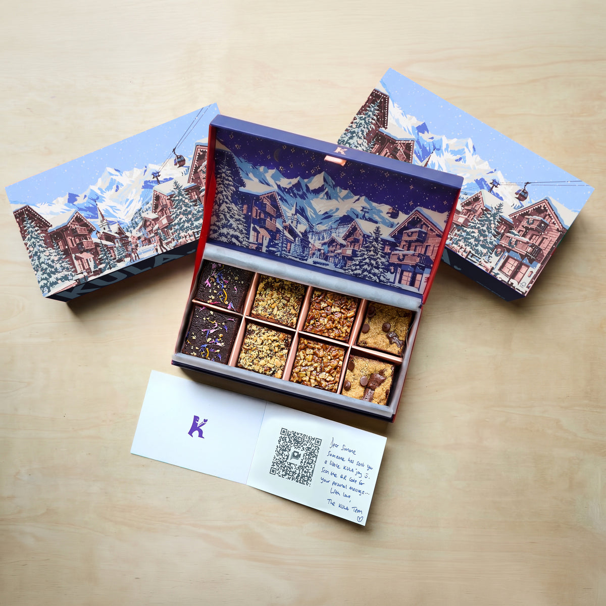 KULA Winterbox – 8 Brownies & ein bisschen Zauber | Limited Edition