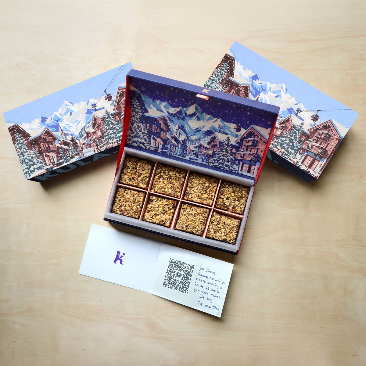 KULA Winterbox – 8 Brownies & ein bisschen Zauber | Limited Edition